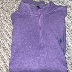 POLO Ralph Lauren Light Purple 3/4 Zip Pullover